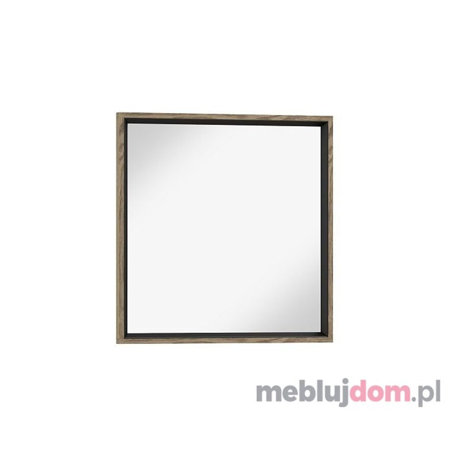 Lustro ścienne kwadratowe 70 MADOX MX16 w odcieniu dębu brunat