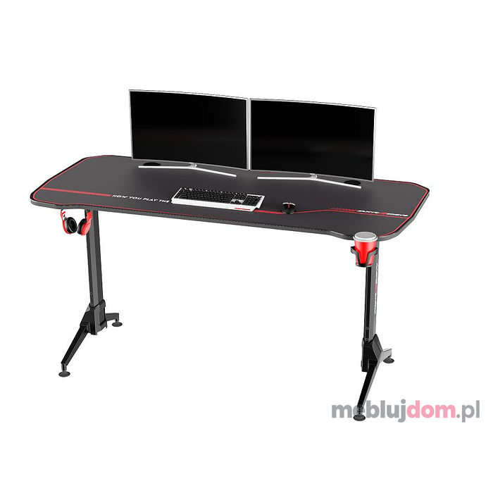 Biurko gamingowe DX RACER 6 z regulacją wysokości - MeblujDom.pl