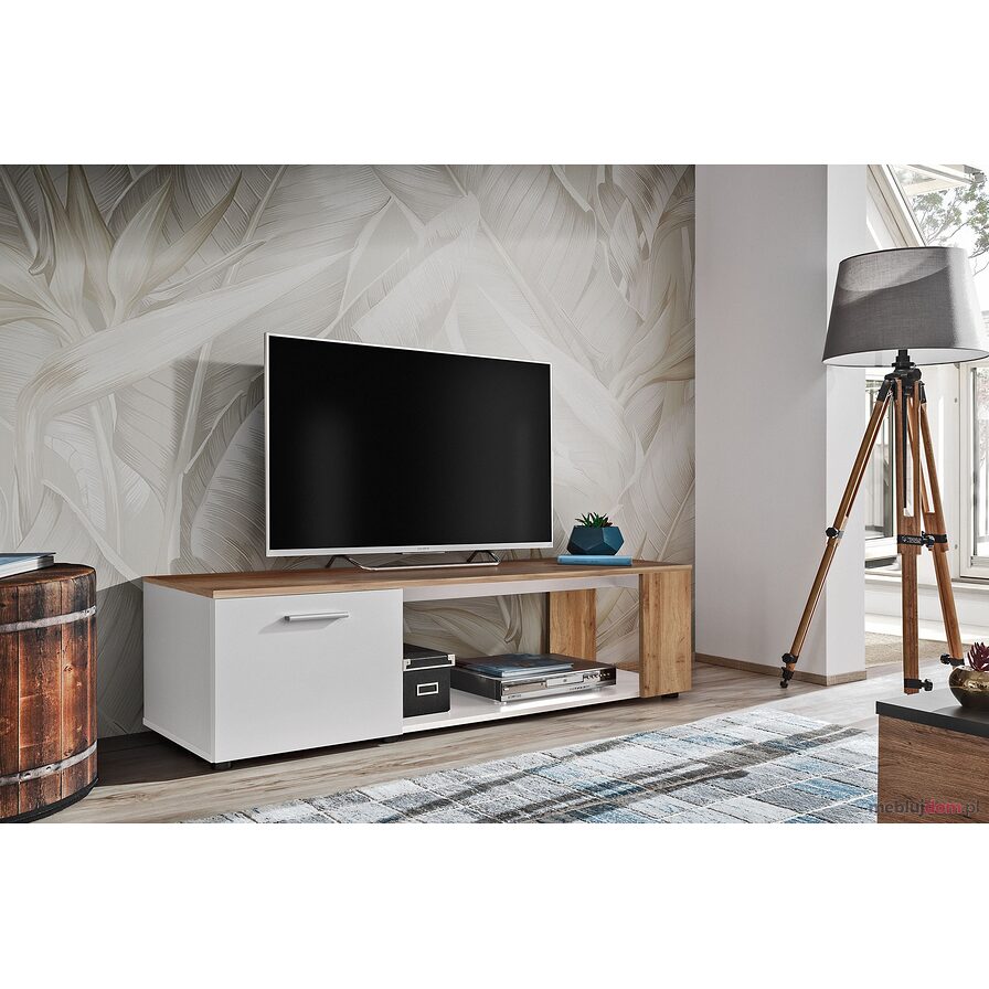 Szafka RTV MAZE 1 WWT MZ1 30 biała + wotan