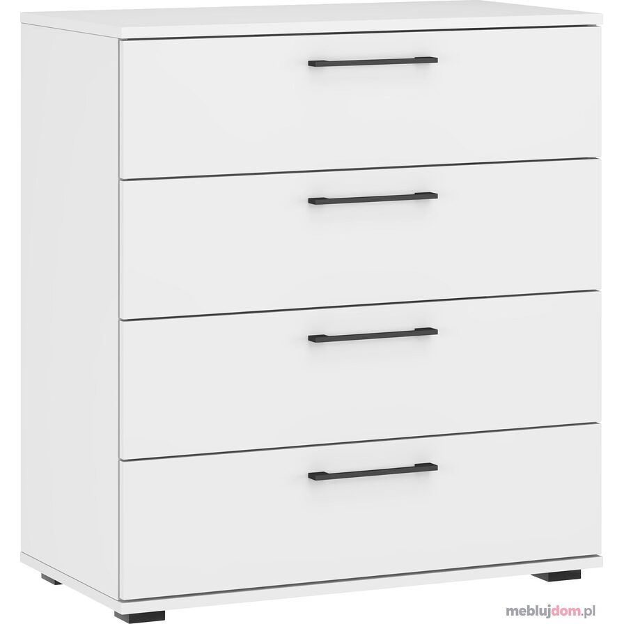 Biała komoda z szufladami FLEX KM-1