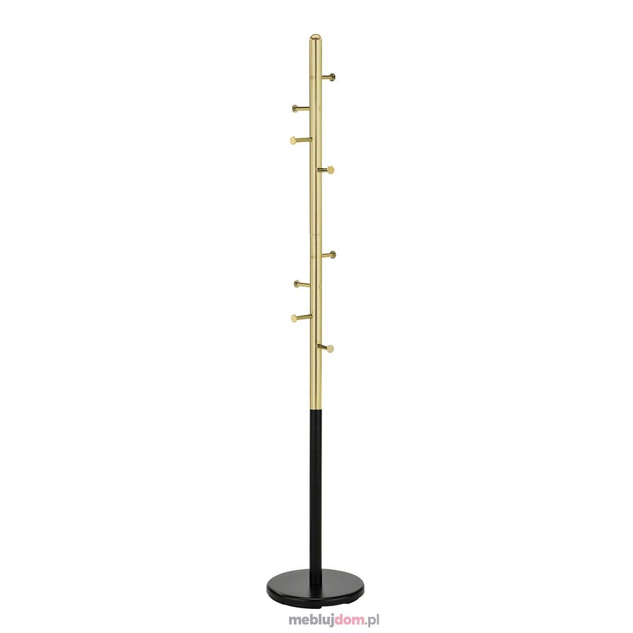 Wieszak stojący W-68 Halmar czarno-złoty