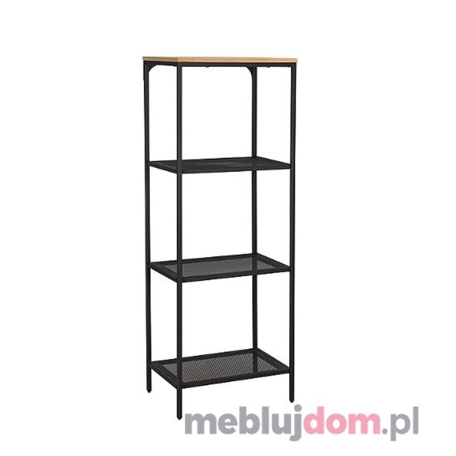 Regał LEX B Signal wykonany z metalu i płyty laminowanej 