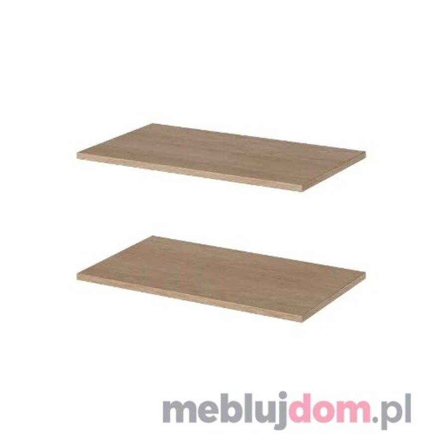Komplet dwóch półek EA-04 w odcieniu dębu scandi dedykowane do komody EASY 01, 02 03
