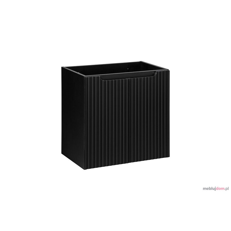 Szafka pod umywalkę NOVA BLACK D2 82-50-2D 50cm