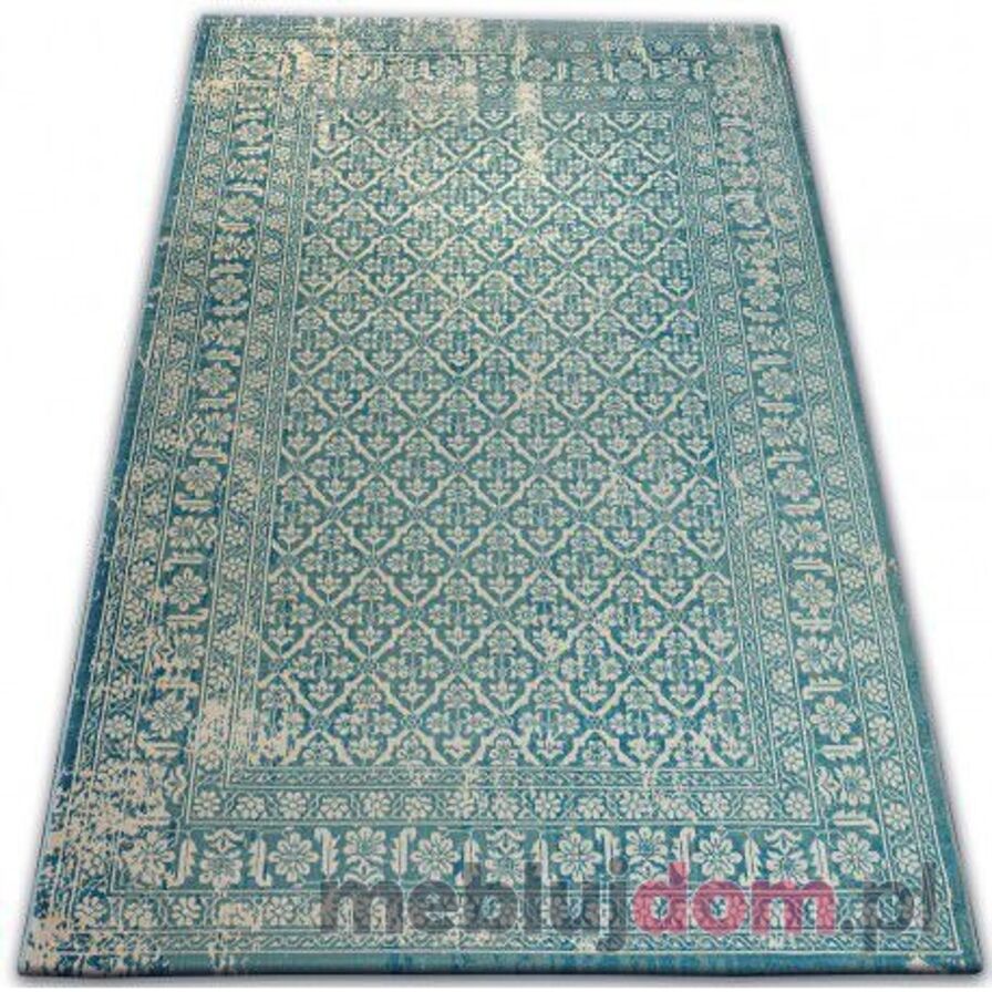 Dywan Vintage 22209/644 turkus / krem klasyczny