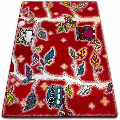 Dywan KIDS Forest czerwony C427