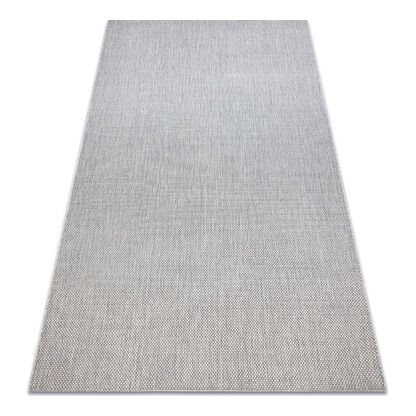 Dywan SZNURKOWY SIZAL FLAT 48663/037 srebrny GŁADKI
