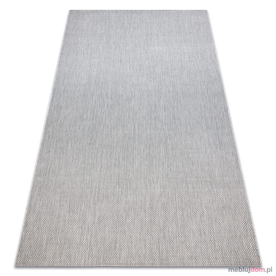 Dywan SZNURKOWY SIZAL FLAT 48663/037 srebrny GŁADKI
