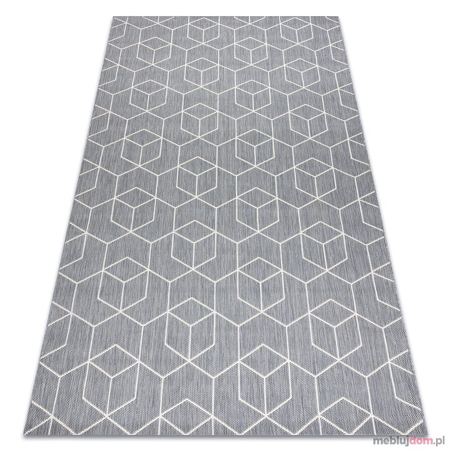 Dywan SZNURKOWY SIZAL FLAT 48655/637 KOSTKI 3D