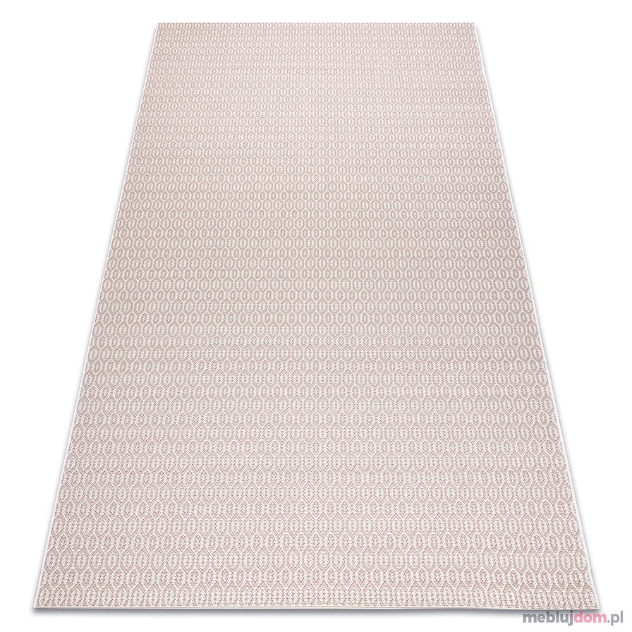 Dywan SZNURKOWY SIZAL FLAT 48603/526 Oczka krem róż