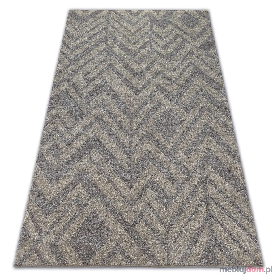 Dywan SOFT 8028 ETNO JODEŁKA brąz / beż
