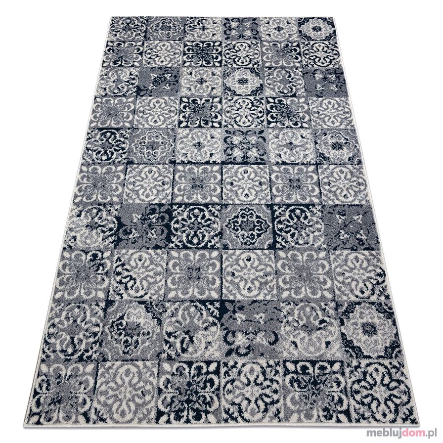 Dywan HEOS 78586 krem / niebieski PATCHWORK, PŁYTKI LIZBOŃSKIE