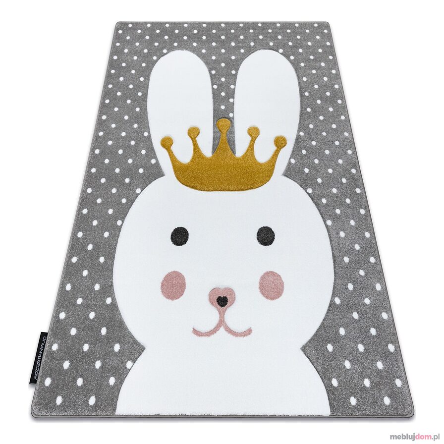 Dywan PETIT BUNNY KRÓLICZEK KRÓLIK szary