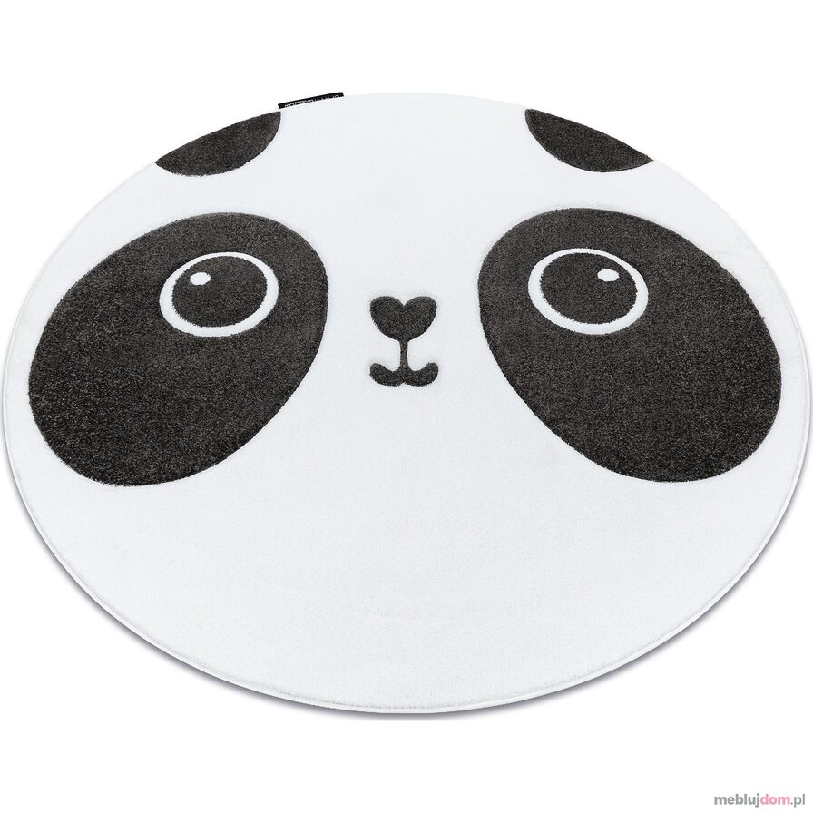 Dywan PETIT PANDA koło biały
