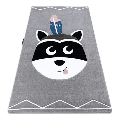 Dywan PETIT RACCOON MUKKI SZOP szary