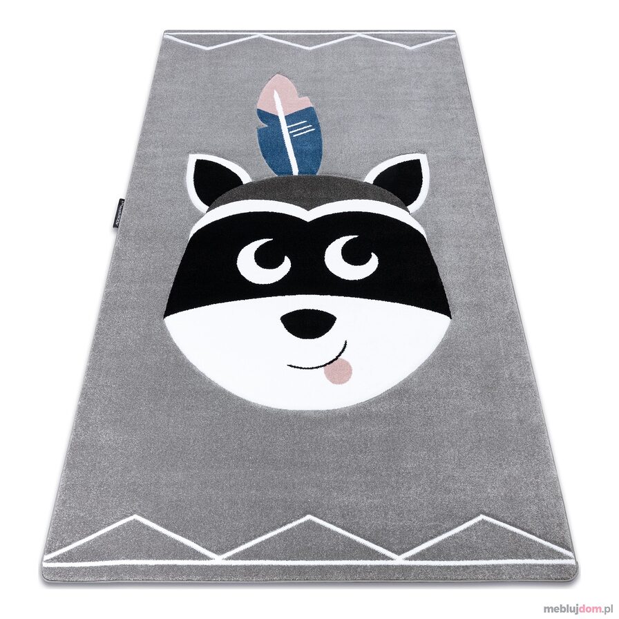 Dywan PETIT RACCOON MUKKI SZOP szary
