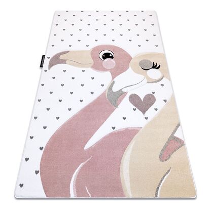 Dywan PETIT FLAMINGOS FLAMINGI SERDUSZKA krem