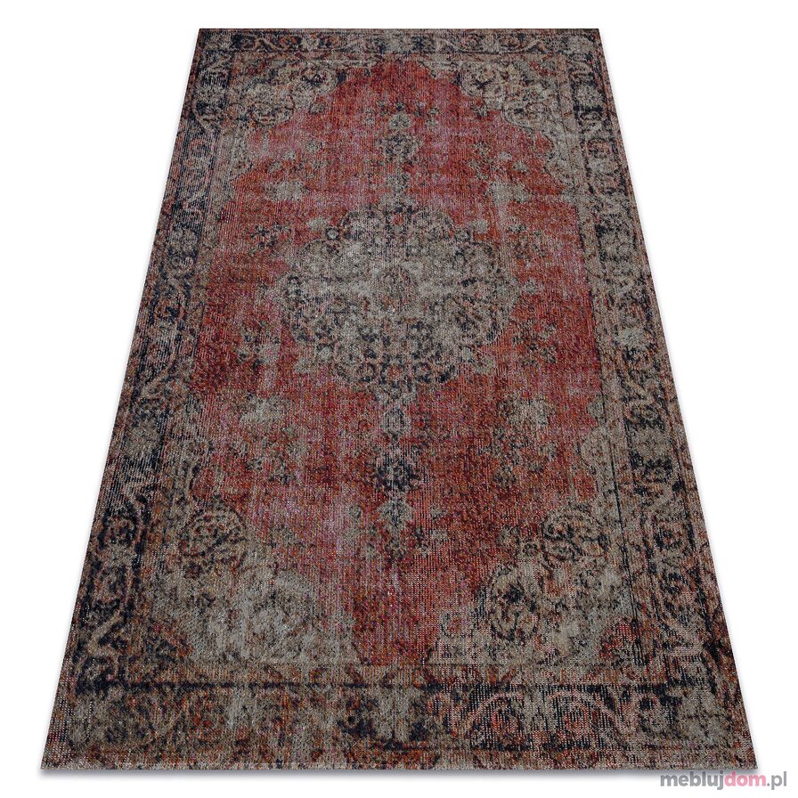 Dywan nowoczesny MUNDO E0691 ornament, vintage outdoor czerwony / beż
