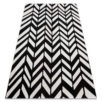 Dywan nowoczesny MUNDO E0571 jodełka, chevron outdoor beż / czarny