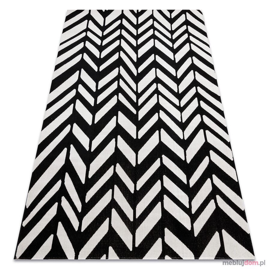 Dywan nowoczesny MUNDO E0571 jodełka, chevron outdoor beż / czarny