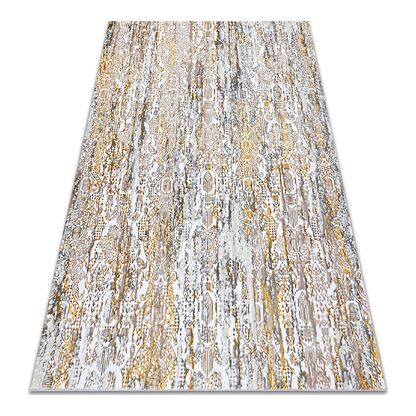 Dywan GLOSS nowoczesny 8487 63 Ornament, stylowy, glamour złoty / beż