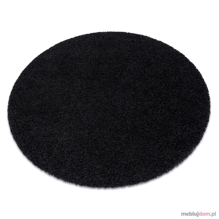 Dywan SOFFI koło shaggy 5cm czarny