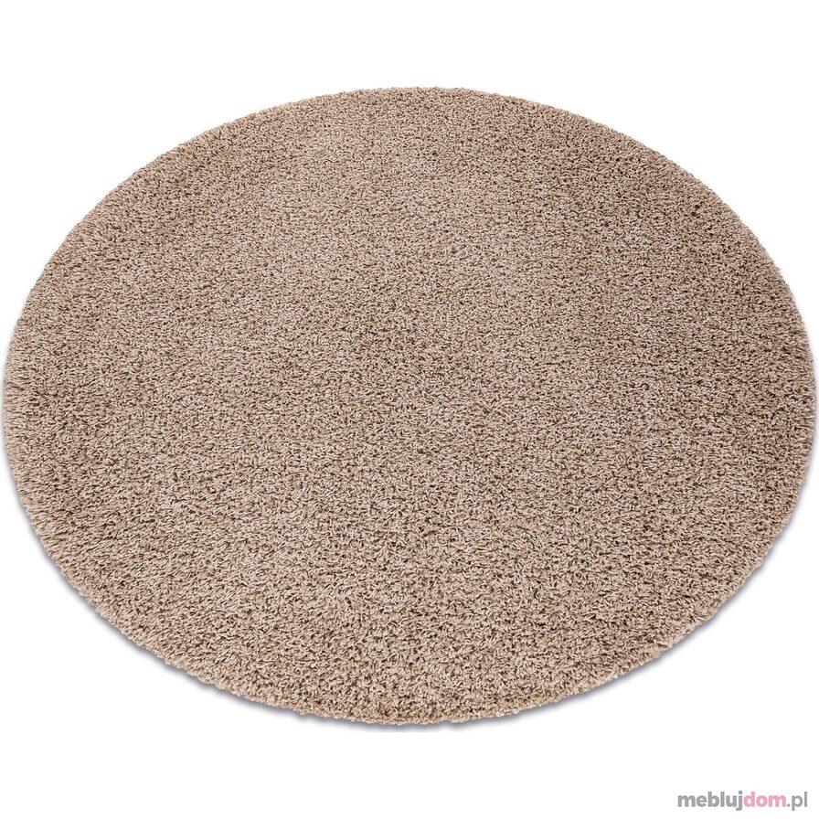 Dywan SOFFI koło shaggy 5cm beż
