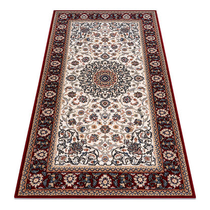 Dywan NAIN Ornament, ramka 6635/51036 beż / bordo
