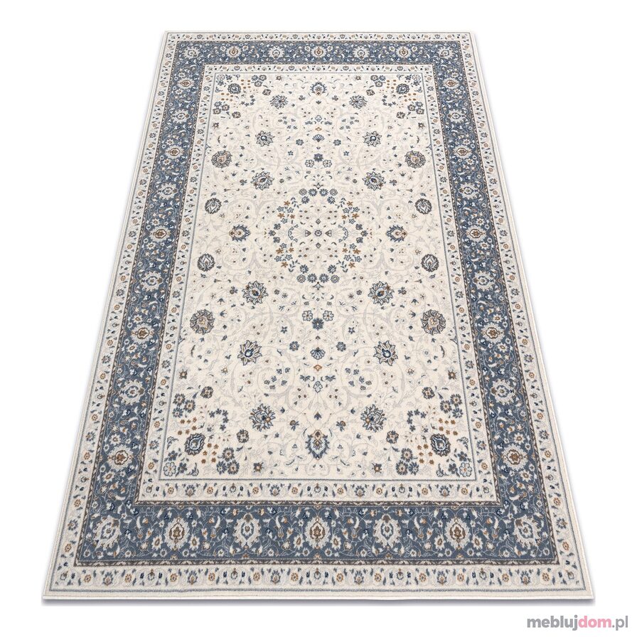 Dywan NAIN Ramka ornament 7179/51943 beż / granat