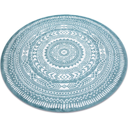 Dywan FUN Napkin serweta koło - niebieski
