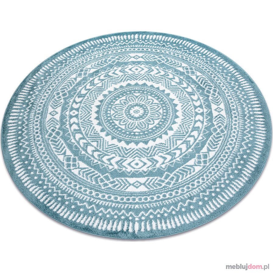Dywan FUN Napkin serweta koło - niebieski