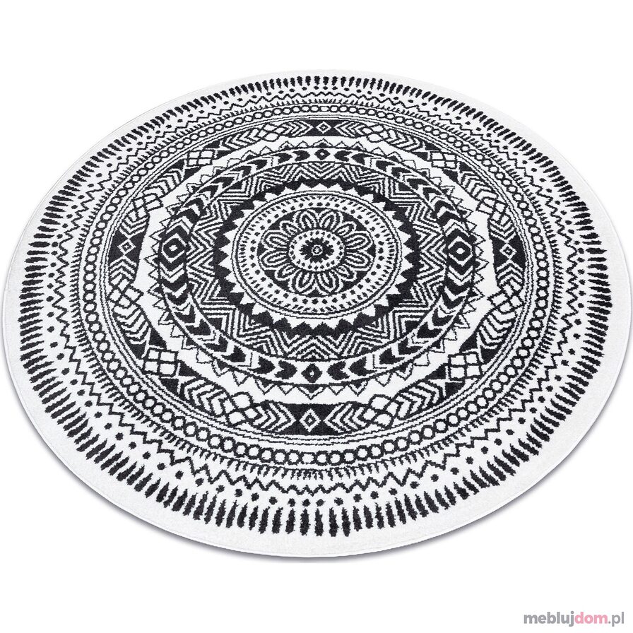 Dywan FUN Napkin serweta koło - szary