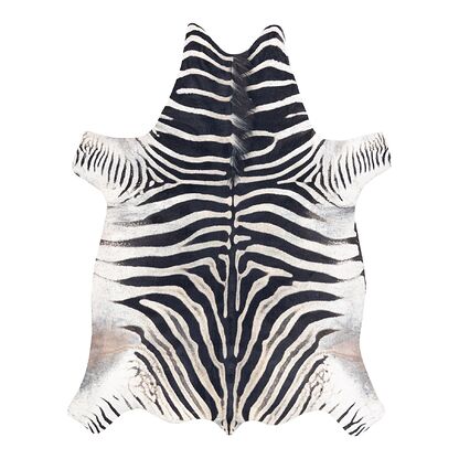 Dywan Sztuczna Skóra Bydlęca, Zebra G5128-1 Biało-czarna skórka