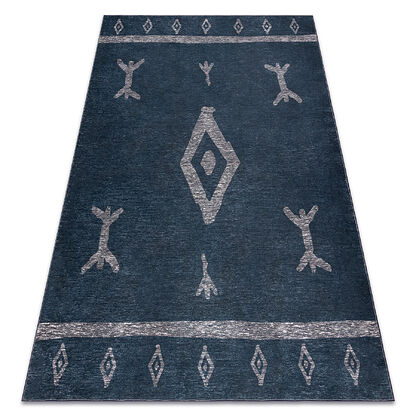 Dywan ANTIKA 121 tek, nowoczesny aztecki, do prania - antracyt