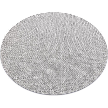 Dywan TIMO 6272 koło SZNURKOWY SIZAL outdoor jasny szary