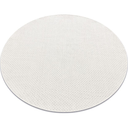 Dywan TIMO 6272 koło SZNURKOWY SIZAL outdoor biały 