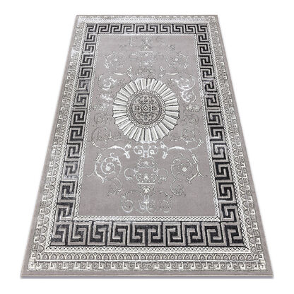 Dywan BLISS Z160AZ246 ciemnoszary / szary - Ramka, grecki ekskluzywny, strukturalny 