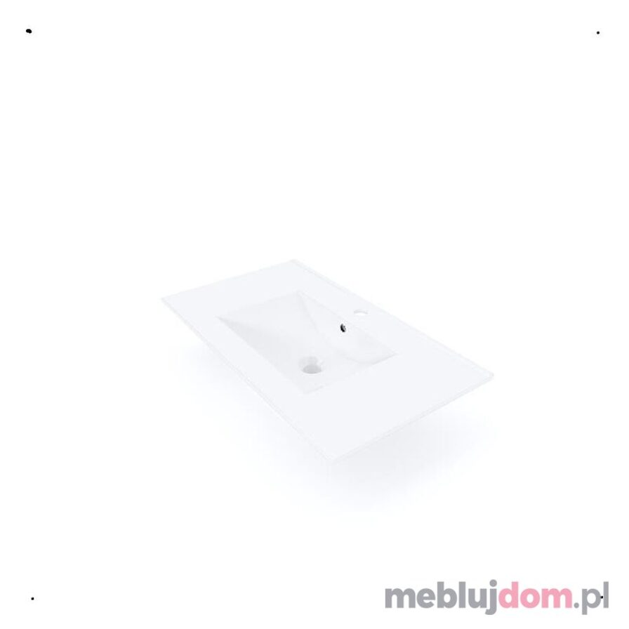 Wpuszczana umywalka ceramiczna PRATO 80 Halmar