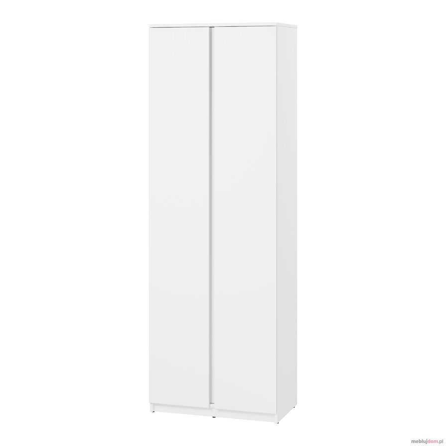 Dwudrzwiowa biała szafa do przedpokoju SIMPLY SM-01