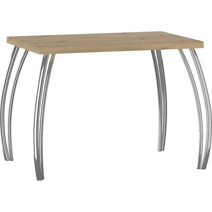 Stół prostokątny ST(B)-FX II 67x101 w odcieniu dębu artisan na chromowanych nogach 