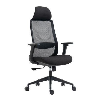 Czarny fotel obrotowy FB26-FX