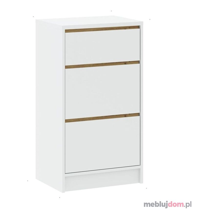 Biała komoda KOM9-FX (50) z szufladami