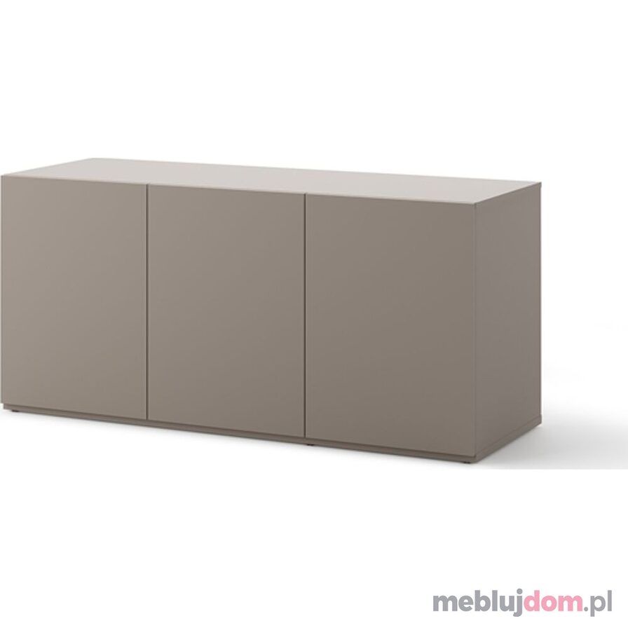 Trzydrzwiowa komoda WOOW WO-07 w odcieniu clay gray