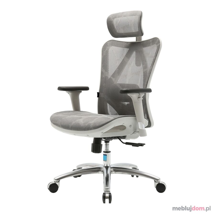 Fotel ergonomiczny biurowy KALISTO szary