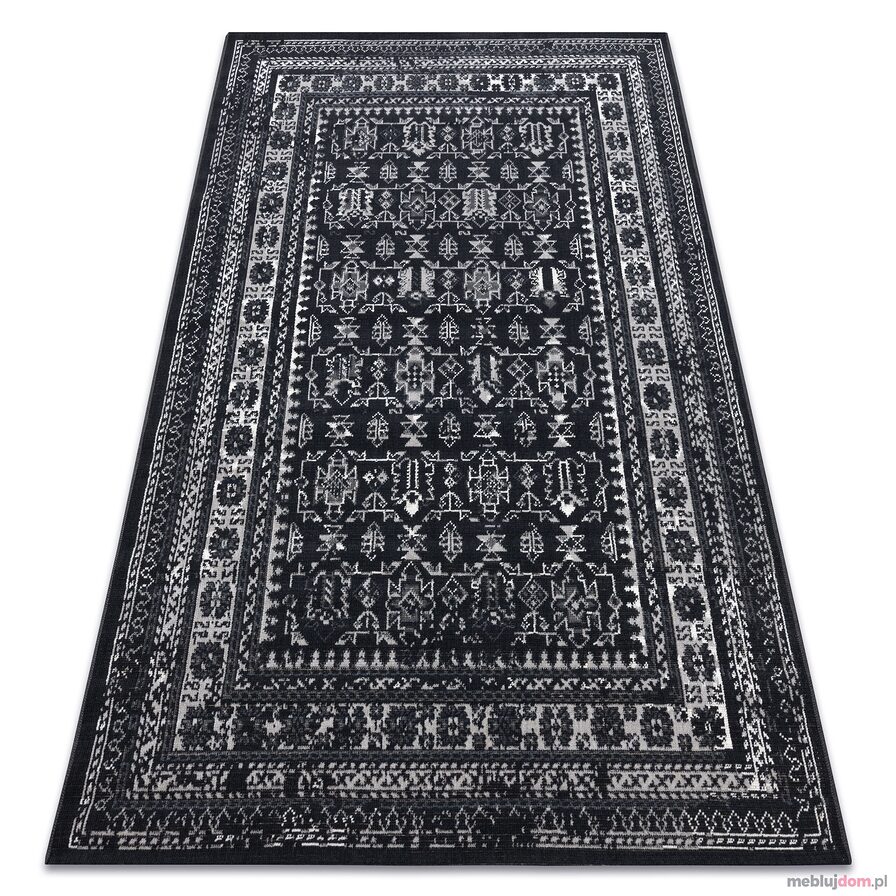 Dywan Vintage 22212996 czarny klasyczny