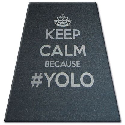 DYWAN SZNURKOWY SIZAL FLOORLUX 20276 YOLO czarny / srebrny