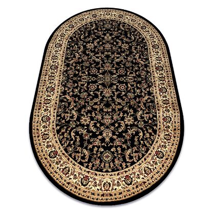 Dywan ROYAL ADR owal wzór 1745 czarny 