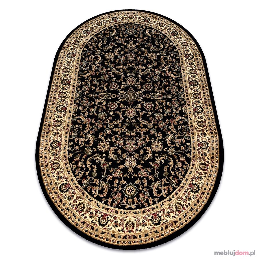 Dywan ROYAL ADR owal wzór 1745 czarny 