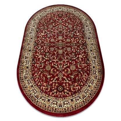 Dywan ROYAL ADR owal wzór 1745 bordo