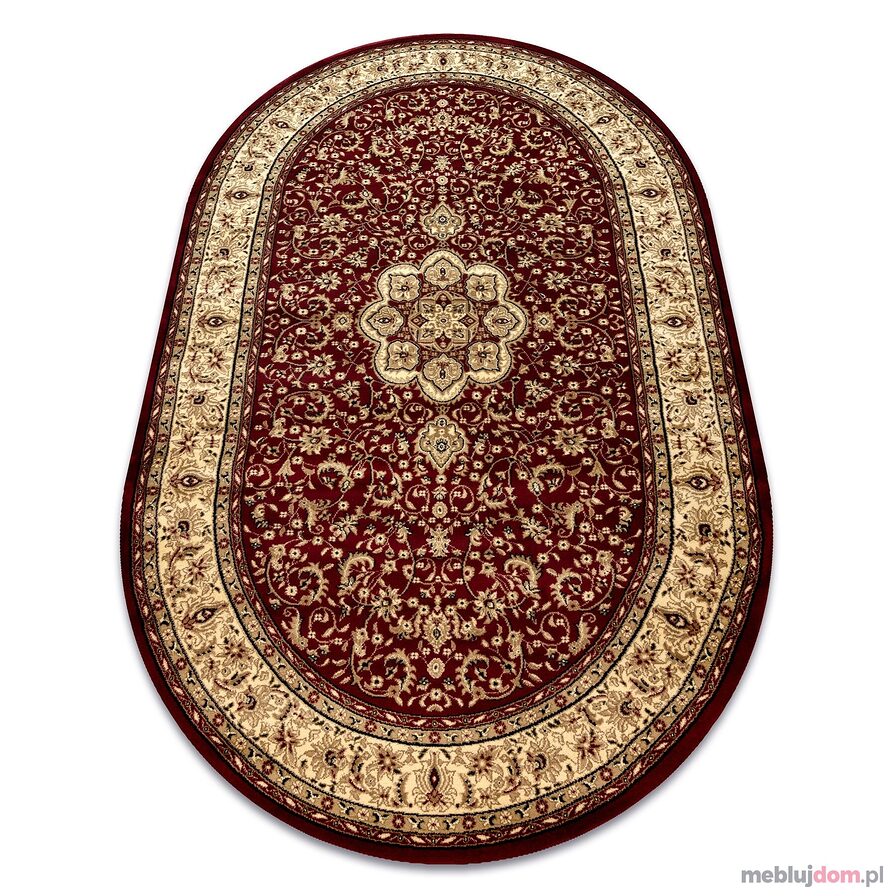 Dywan ROYAL ADR owal wzór 521 bordo